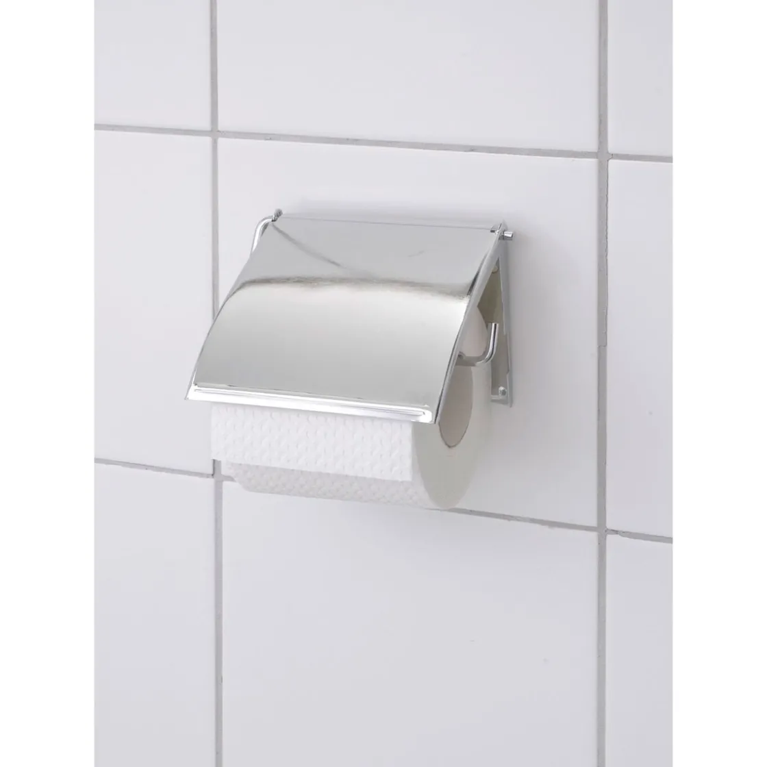 Toilettenpapierhalter Cover chrom ^ Wenko Best