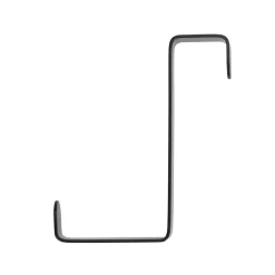 Türgarderobenhaken schwarz 4er Set ^ Wenko Discount