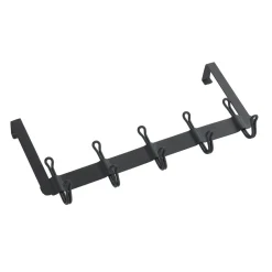 Türgarderobe Nostalgie 5 Haken schwarz ^ Wenko Hot