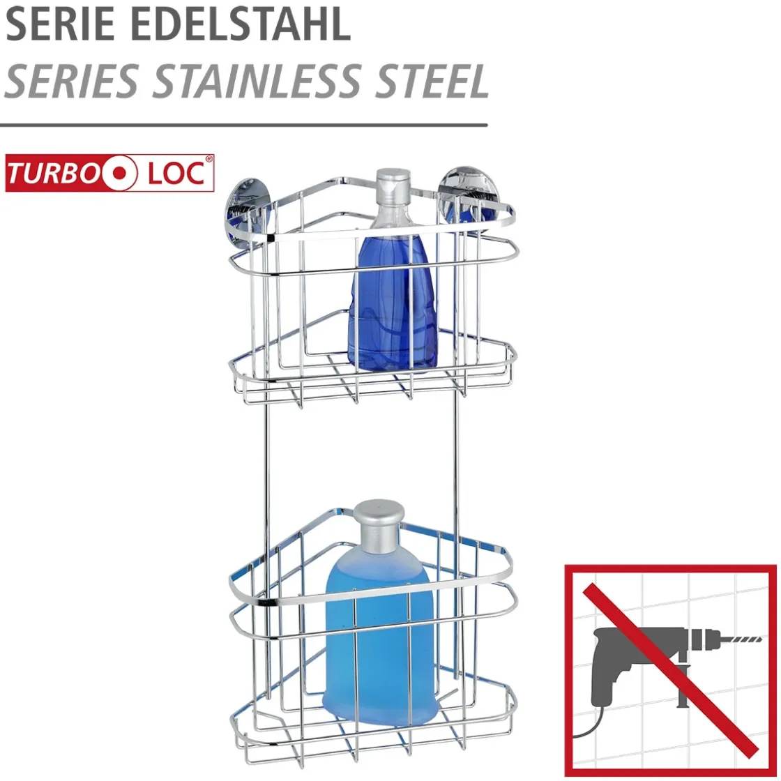 Turbo-Loc Eckregal 2 Etagen ^ Wenko Clearance