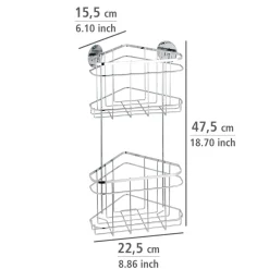 Turbo-Loc Eckregal 2 Etagen ^ Wenko Clearance