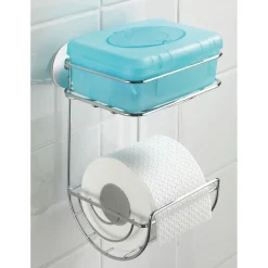 Turbo-Loc Toilettenpapierhalter mit Ablage ^ Wenko Outlet