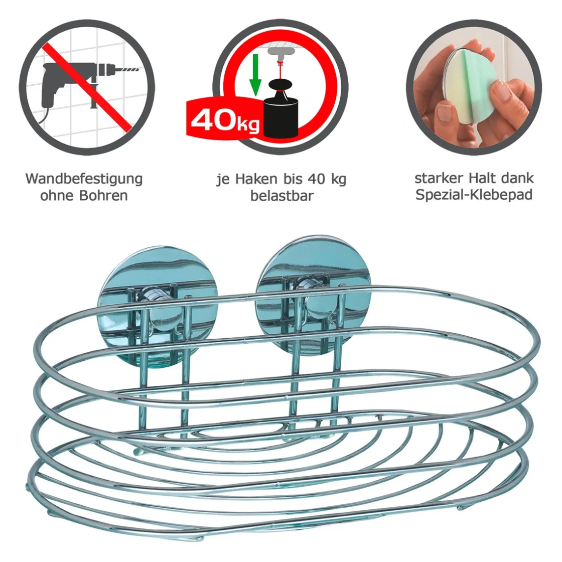 Turbo-Loc Wandablage ^ Wenko Outlet