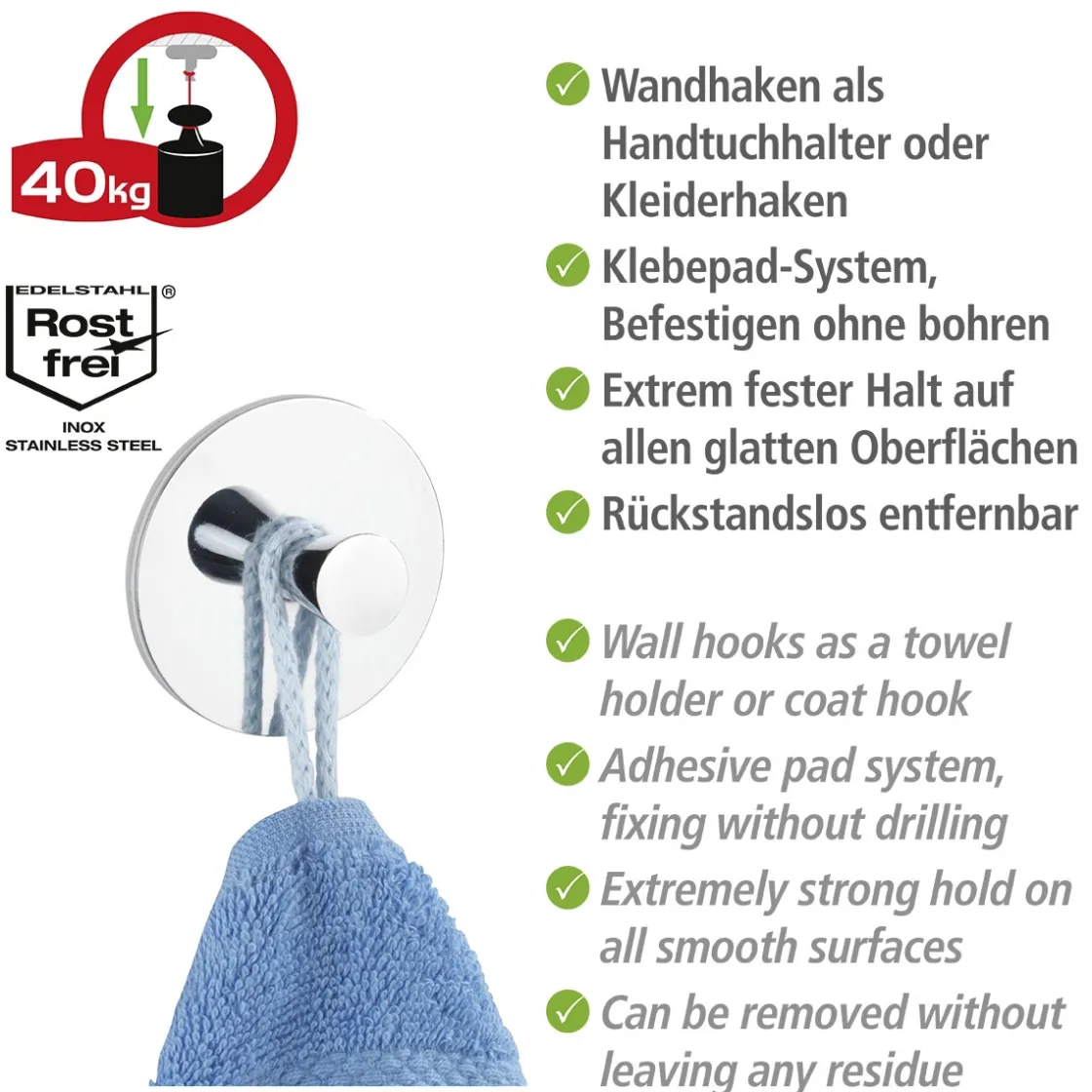 Turbo-Loc Wandhaken Pisa ^ Wenko Online