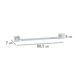 Vacuum-Loc Badetuchstange Uno Quadro ^ Wenko Discount
