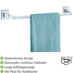 Vacuum-Loc Badetuchstange Uno Quadro ^ Wenko Discount