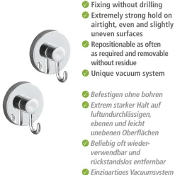 Vacuum-Loc Haken 2er Set ^ Wenko New