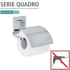Vacuum-Loc Toilettenpapierhalter Cover Quadro ^ Wenko Best