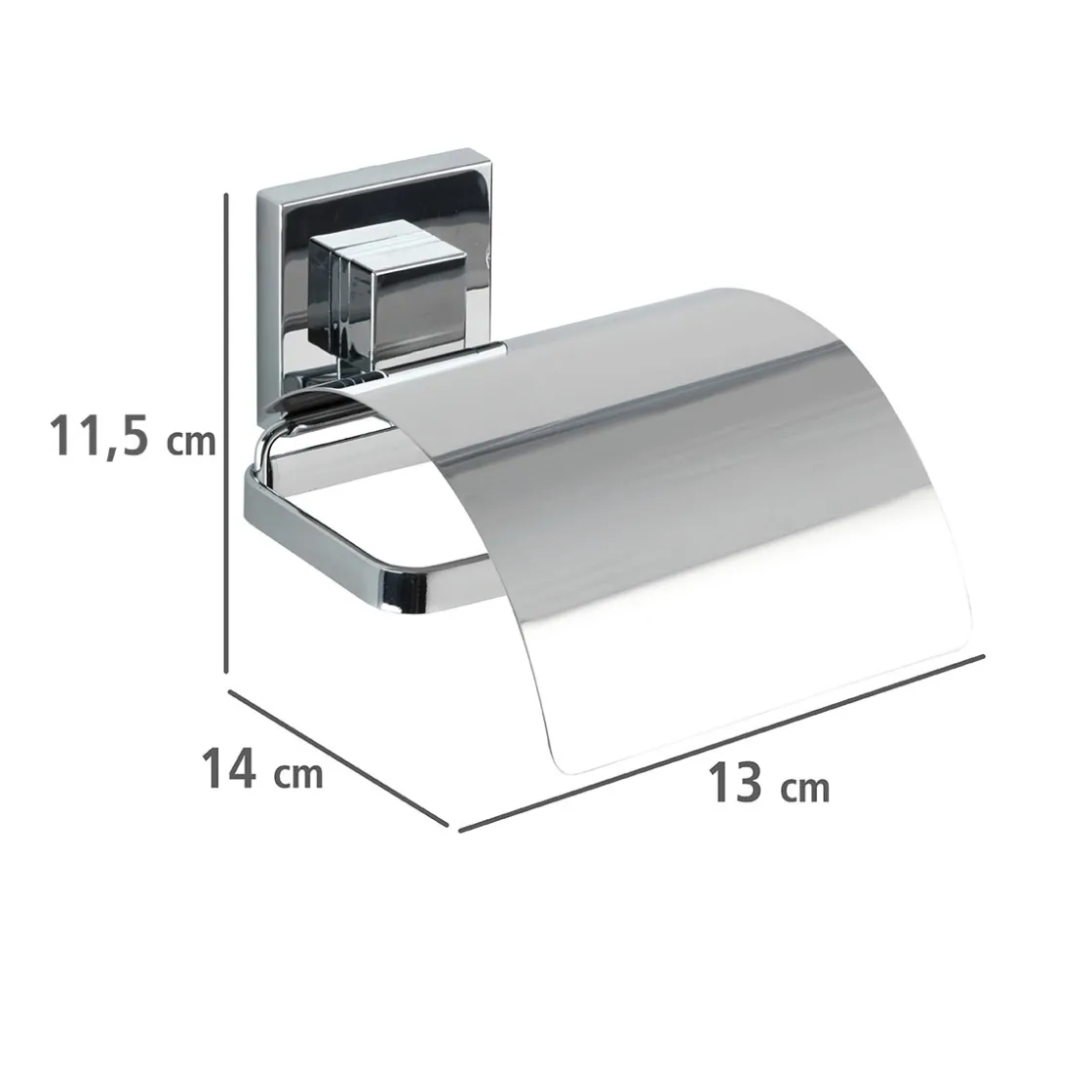 Vacuum-Loc Toilettenpapierhalter Cover Quadro ^ Wenko Best