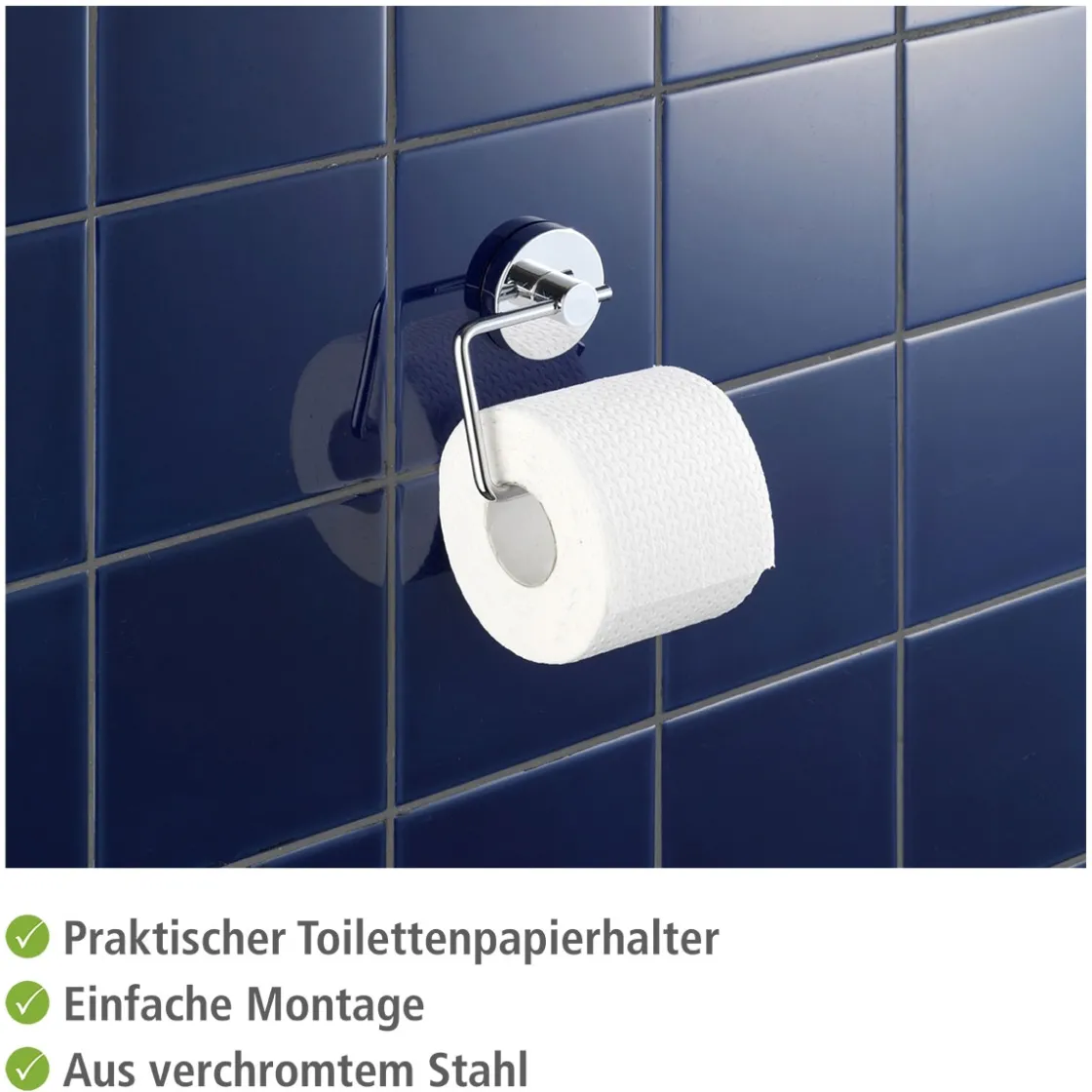 Vacuum-Loc Toilettenpapierhalter Milazzo ^ Wenko Best
