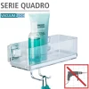 Vacuum-Loc Wandablage Quadro mit Haken ^ Wenko Discount
