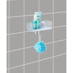 Vacuum-Loc Wandablage Quadro mit Haken ^ Wenko Discount