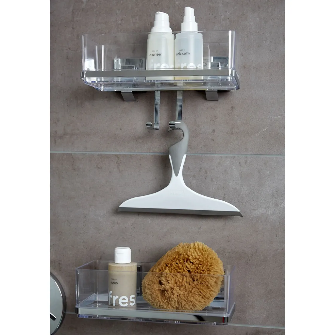 Vacuum-Loc Wandablage Quadro mit Haken ^ Wenko Discount