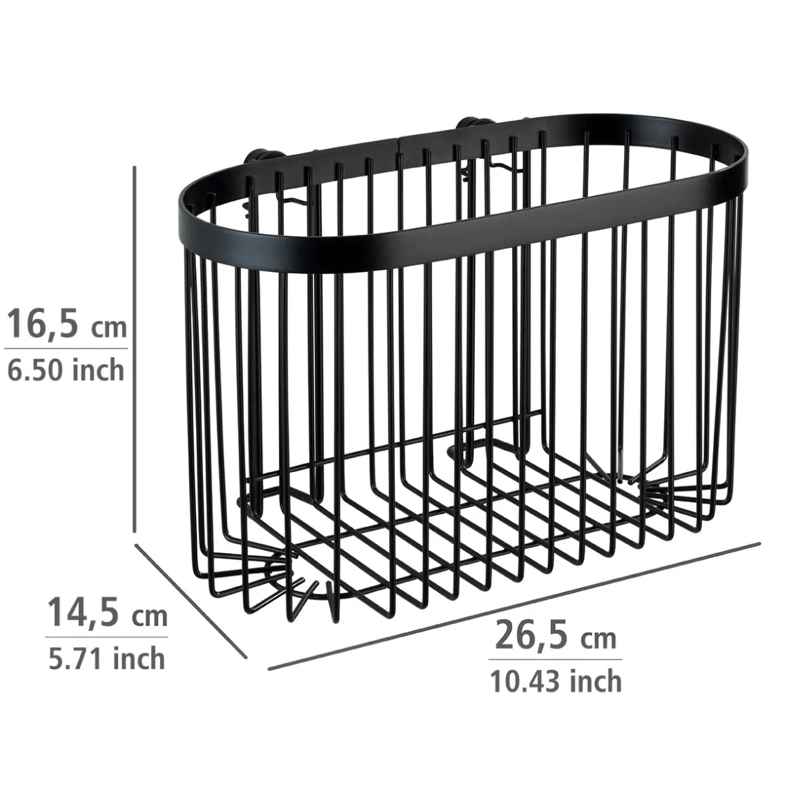Wandablage Classic Plus schwarz ^ Wenko Discount