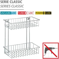 Wandregal Classic 2 Etagen ^ Wenko