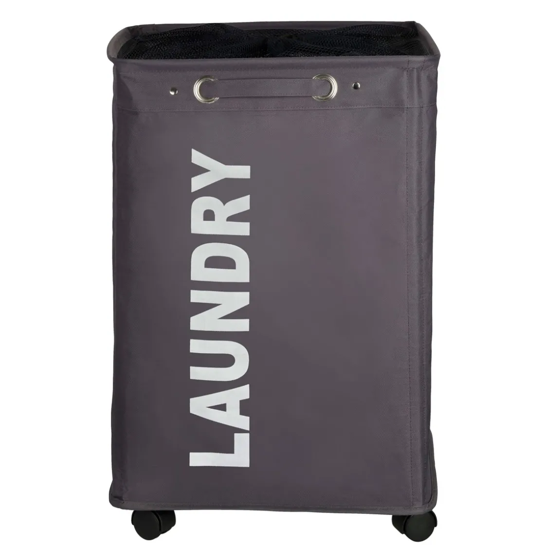 Wäschesammler Quadro grau 79 l ^ Wenko Hot