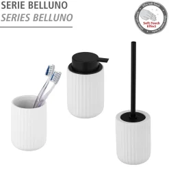 Zahnputzbecher Belluno weiß Keramik Zahnbürstenhalter ^ Wenko Clearance