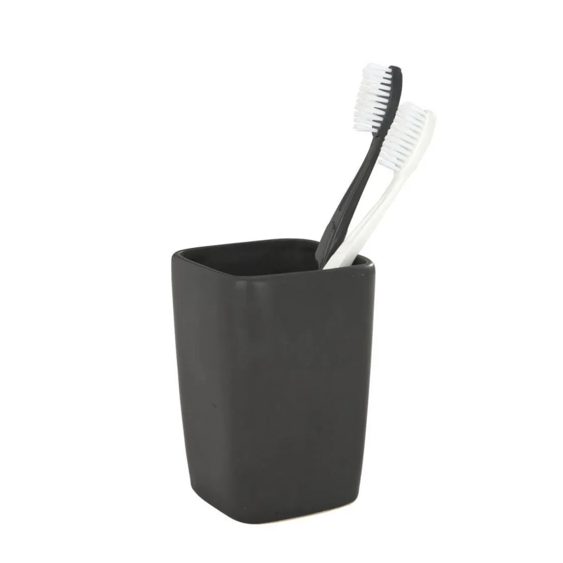 Zahnputzbecher Faro schwarz ^ Wenko Discount