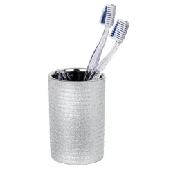 Zahnputzbecher Polaris Juwel silber ^ Wenko Online