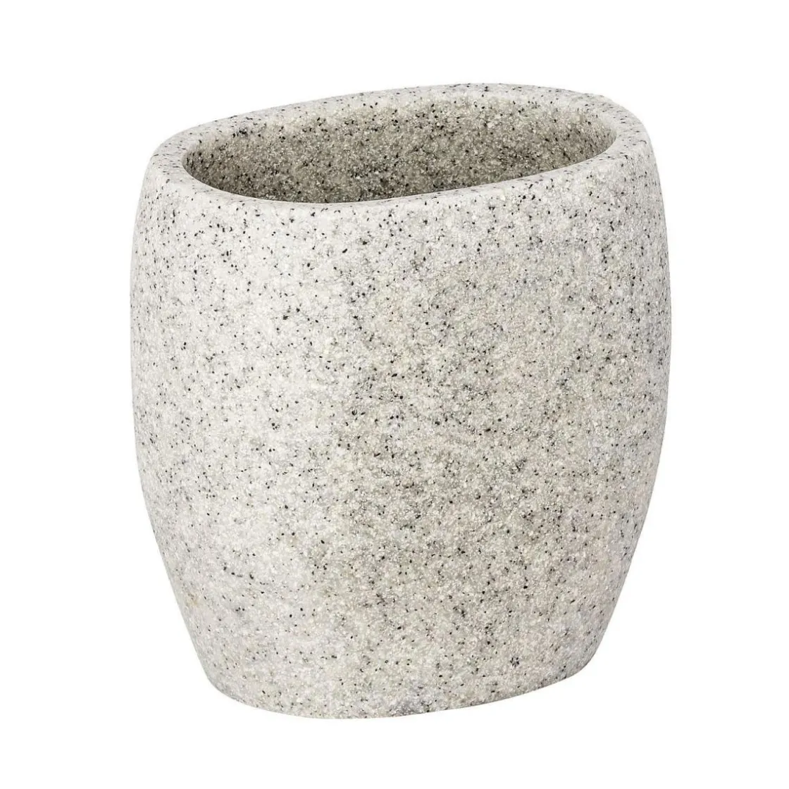 Zahnputzbecher Puro hellgrau ^ Wenko Hot