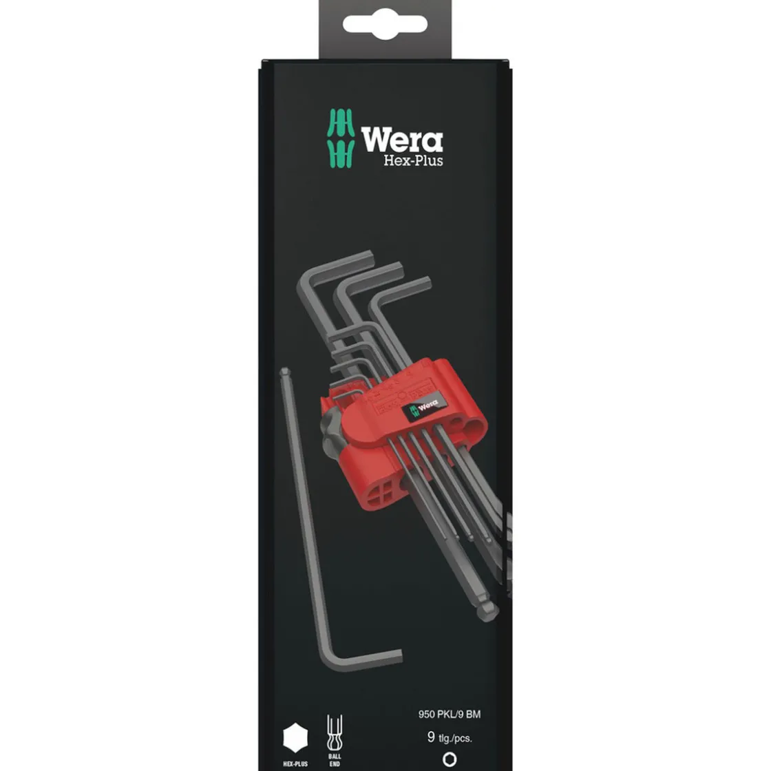 Winkelschlüssel-Satz 950 PKL ^ Wera Hot