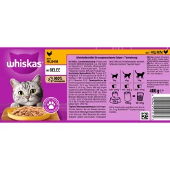Katzenfutter Huhn in Geele 400 g Dose ^ Whiskas Discount