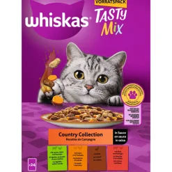 Multipack Country Collection in Sauce 24 x 85 g ^ Whiskas Discount