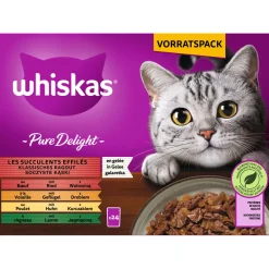 Multipack Pure Delight in Gelee 24 x 85 g ^ Whiskas Discount