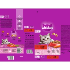 Trockenfutter 1+ Rind 3,8 kg ^ Whiskas Discount