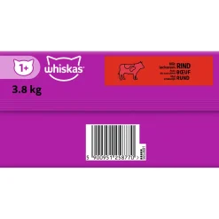 Trockenfutter 1+ Rind 3,8 kg ^ Whiskas Discount