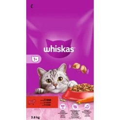 Trockenfutter 1+ Rind 3,8 kg ^ Whiskas Discount
