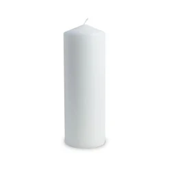 Windlichtkerze XXL Höhe 280 mm Durchmesser 95 mm weiß ^ Best