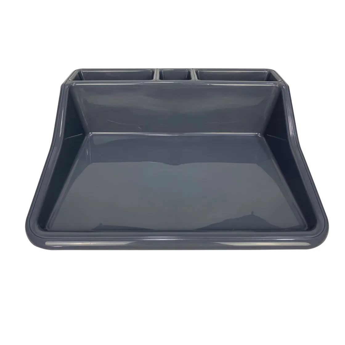 Kunststoff Pflanzschale grau 61 x 55 x 15 cm ^ Wingart Discount