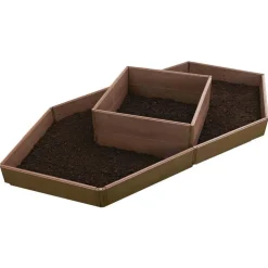 Variables Hochbeet 8 Paneele Holzstruktur braun ^ Wingart Clearance
