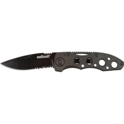 Freizeitmesser mit klappbarer gezahnter Klinge ^ Wolfcraft Sale