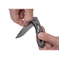 Freizeitmesser mit klappbarer glatter Klinge ^ Wolfcraft Online