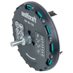 Lochsäge verstellbar Durchmesser 45–130 mm ^ Wolfcraft Hot