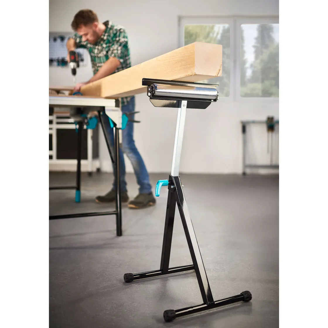 Multifunktions-Auflagen- und Rollenbock ^ Wolfcraft Best