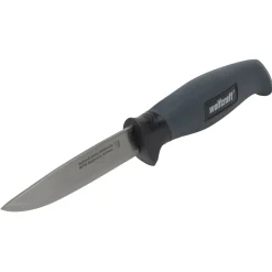 Outdoormesser mit glatter Klinge und Köcher ^ Wolfcraft Discount