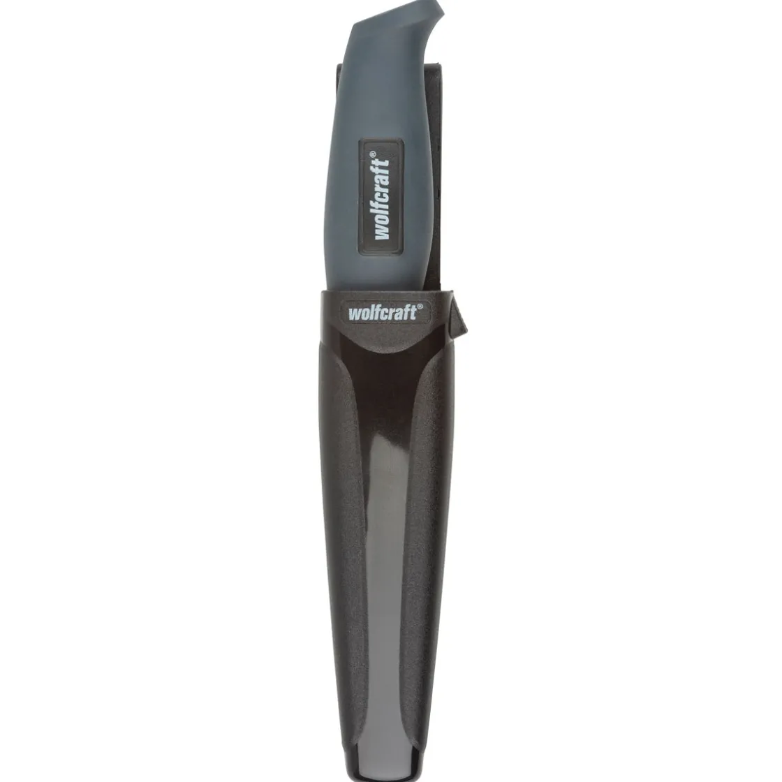Outdoormesser mit glatter Klinge und Köcher ^ Wolfcraft Discount
