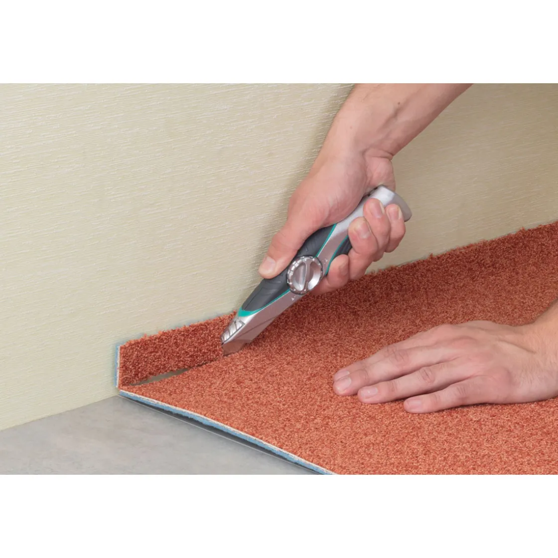Profi-Trapezklingen-Messer mit Feststehklinge ^ Wolfcraft New