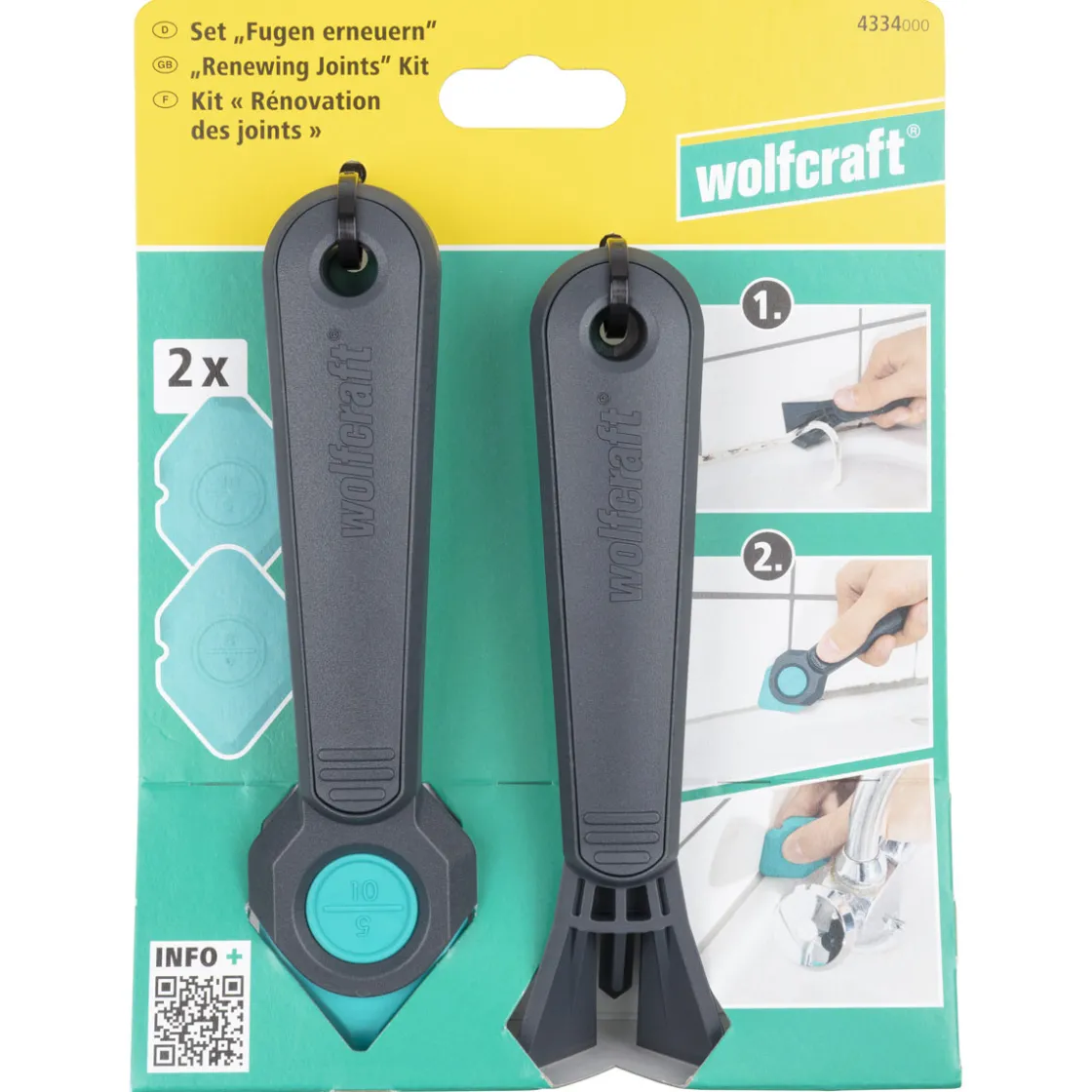 Set Fugen erneuern 4-teilig ^ Wolfcraft Best