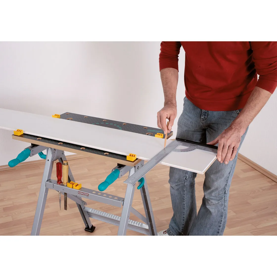 Spann- und Arbeitstisch MASTER 200 ^ Wolfcraft Discount