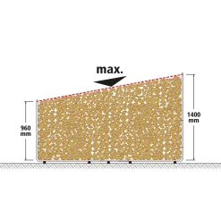 Stapelhilfe Modular XXL für Brennholz ^ Wolfcraft