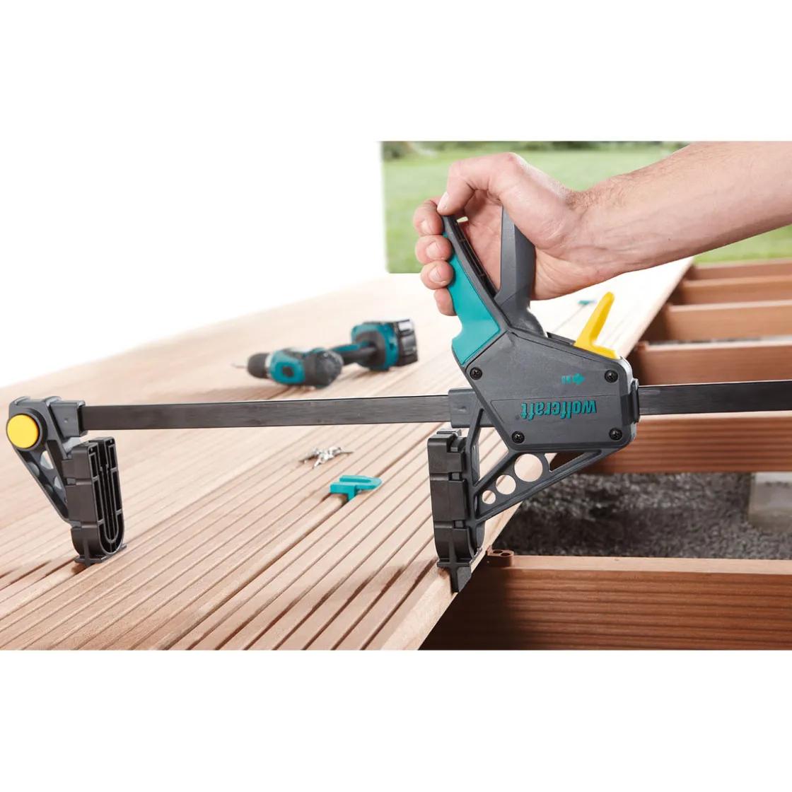 Terrassenbau-Set 11- teilig ^ Wolfcraft New