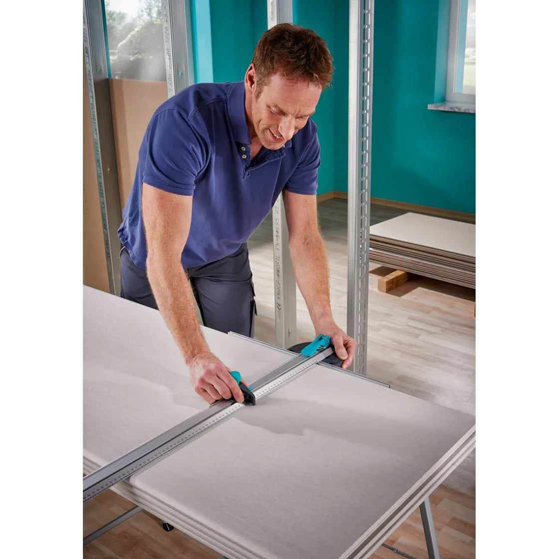 T-Schiene mit Parallelschneider ^ Wolfcraft Discount