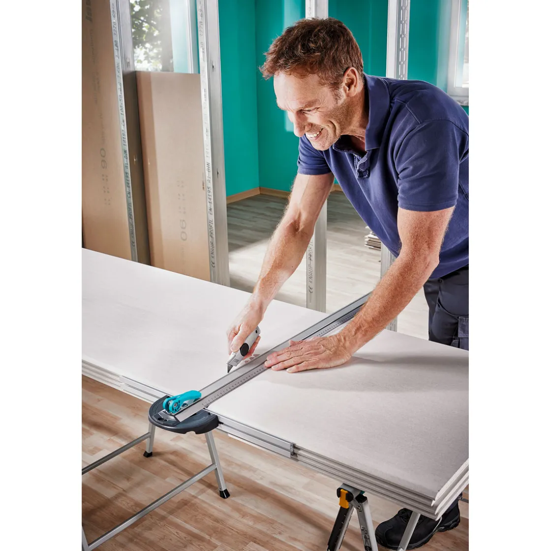T-Schiene mit Parallelschneider ^ Wolfcraft Discount