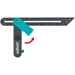 Winkelschmiege mit Streichmaßfunktion ^ Wolfcraft Clearance