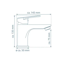WT-Armatur Futura chrom Keramik-Kart.inkl. Exzentergarnitur DVGW-zertifiziert ^ Schütte Discount
