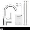 WT-Armatur Futura chrom mit Cold-StartC-Auslauf schwenkbar ohne Ablaufgarnitur ^ Eisl Sale